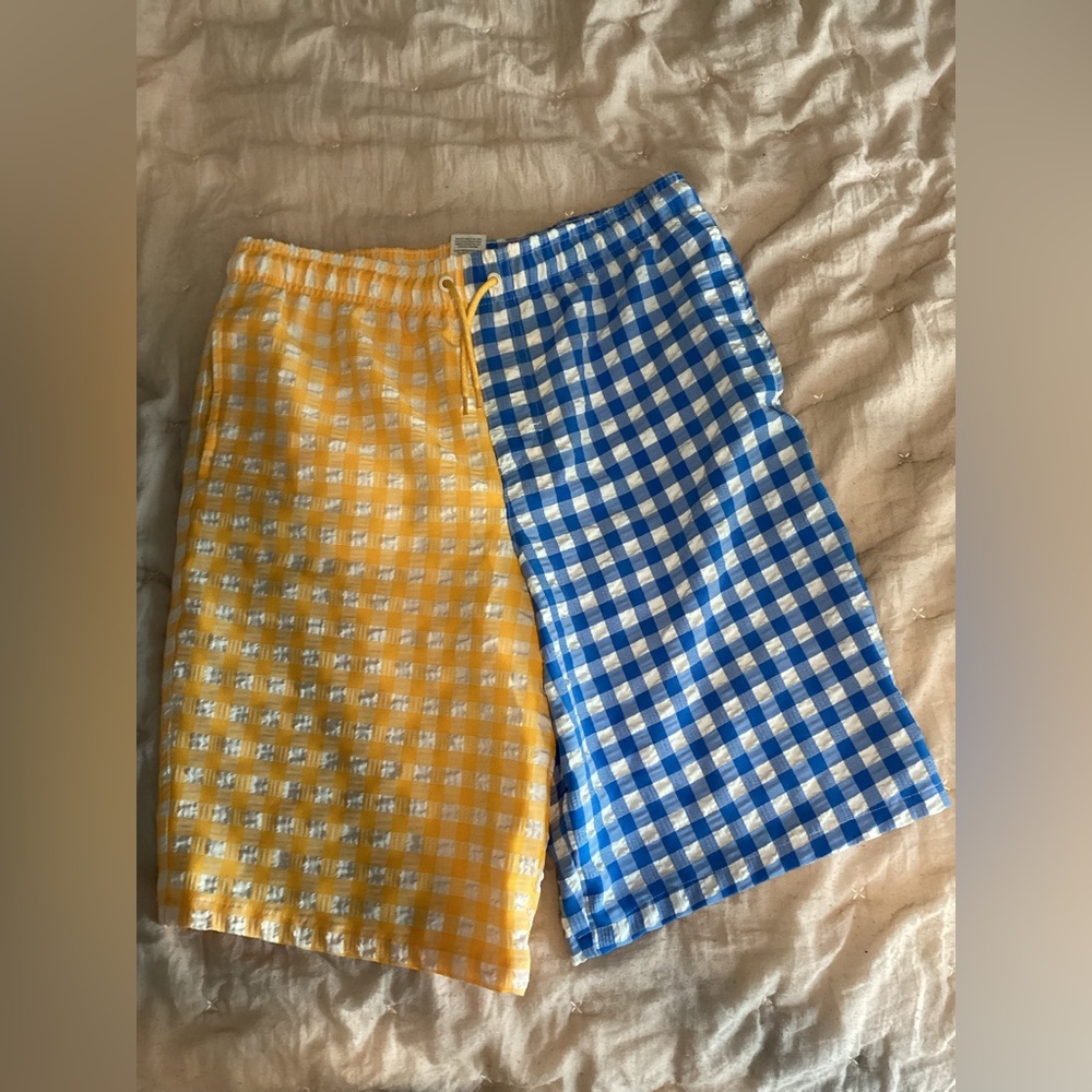 Checkered Shorts/Swim Trunks